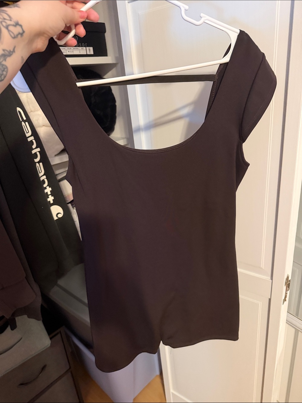 Women’s Scoop Neck Cap Sleeve One piece with shorts